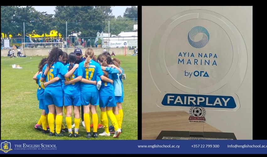 U15 Girls Football Team Shines at Ayia Napa Tournament 2023